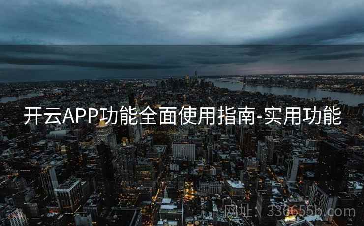 开云APP功能全面使用指南-实用功能